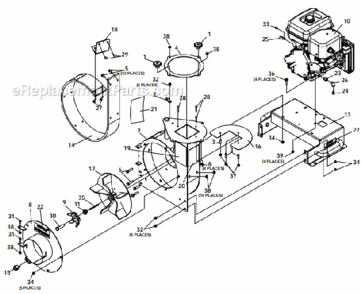 Part Location Diagram of 64018-9 Little Wonder Blt-Crg 5/16-18X3/4 G5